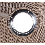 thumbnail of Strandkorb Komplettset - bene living - Königssee Teak Bullauge - PE grau - Modell 510 - inkl. Liftersystem