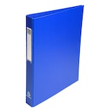 thumbnail of Exacompta  Cod. 51382E - Raccoglitore foderato in Ppl, 4 anelli tondi diam. 25mm in terza di copertina, 25,5x32cm blu - Confezione da  10 pz.