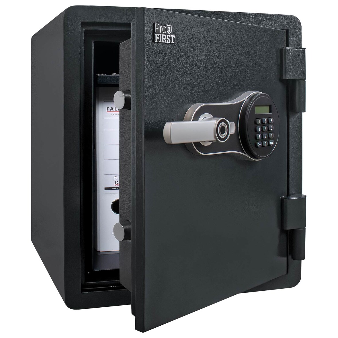 Profirst Feuerschutztresor FireGuard 50 Elektronikschloss mit Fingerprint