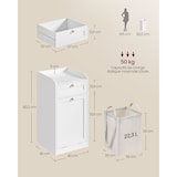 thumbnail of Helloshop26 - Armário de banheiro com cesto de roupa suja e espaço para armazenamento com 1 gaveta e 1 saco de roupa suja interno 12_0006485