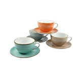 thumbnail of CreaTable Vintage Nature bunt Kaffeetasse 8-tlg Porzellan