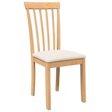 thumbnail of Chaises à manger coussins 2 pcs naturel bois massif caoutchouc Modèle Vega Master Vintage