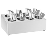 thumbnail of vidaXL Bestekhouder 8 vakken rechthoekig roestvrij staal