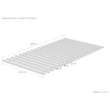 thumbnail of Besonders stabiler Rollrost „Extra“ Fichte/Tanne mit 18 Leisten V-70.92 120 x 200