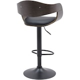 thumbnail of Barhocker Kingston schwarz/grau/Kunstleder