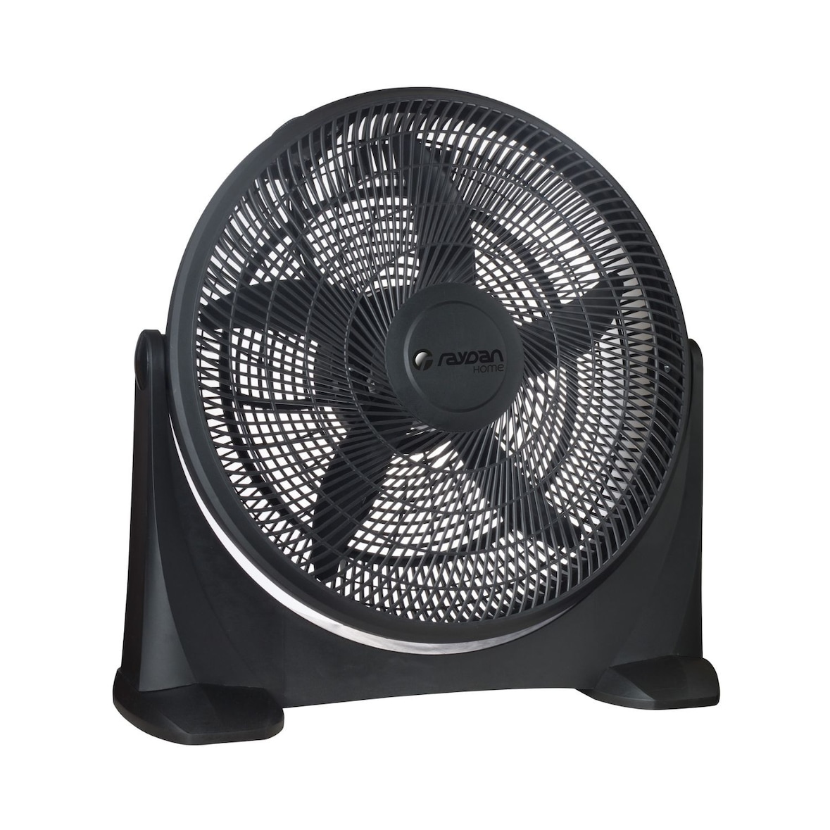 Ventilatore da Pavimento Industriale a 3 Velocità da 20" 50cm 80w Nero Raydan Home
