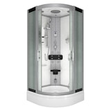 thumbnail of Dampfdusche Duschtempel Sauna Dusche Duschkabine D46-60M2-EC 100x100 cm mit 2K Scheiben Versiegelung