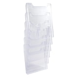 thumbnail of Exacompta 64758D 1x verticale wandfolderhouder met 6 vakken voor formaat A4, Office, transparant