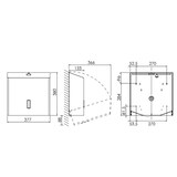 thumbnail of SanTRAL 4-Rollenspender Smart-Ready - Toilettenpapierspender