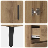 thumbnail of vidaXL Sideboard Artisan-Eiche 69,5 x 34 x 90 cm Verbundholz und Eisen