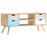 thumbnail of Helloshop26 - Meuble TV multimédia étagère télévision buffet téléviseur salle à manger salon chambre 110 x 35 x 48 cm bois de 02_0025766