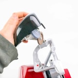 thumbnail of Berkel Red Line 250 Rot, Allesschneider + handgefertigtes Fassholzbrett aus alten Weinfässern