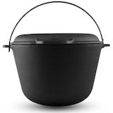 thumbnail of 8L Kazan Schwenktopf Gusseisen Kasan Deckel-Bratpfanne Topf Kessel