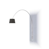 thumbnail of Piantana Contemporanea Turning Metallo Cromo Diffusore Nero 1 Luce E27