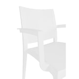 thumbnail of METRO PROFESSIONAL Silla apilable con reposabrazos Gastro Iluna, plástico, blanco