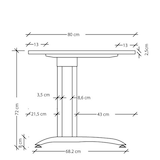 thumbnail of bümö Schreibtisch groß, B-Serie 200x100 cm, Tischplatte aus Holz in weiß, Gestell aus Metall in Silber - PC Tisch, großer Computertisch für's Büro,