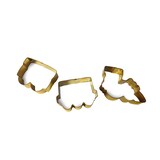 thumbnail of Zenker Taglia biscotti Trenino Set di 3pz, materiale  in acciaio inox oro, Dimensione Locomotiva 8x6 cm Vagoni 6,5x5 e 7x5 cm