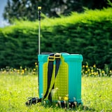 thumbnail of Pulvérisateur à batterie 16Litres 5 Bar Batterie 12V/ 8.0 Ah Chargeur + Lance INOX extensible + 3 Buses INTEC