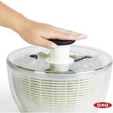 thumbnail of OXO Steel Salatschleuder Edelstahl mit Deckel Küchenhelfer 6 Liter Salattrockner