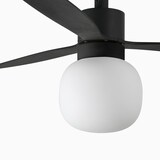 thumbnail of AMELIA L BALL LED Schwarzer Deckenventilator