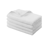 thumbnail of METRO Professional Toalha de rosto, algodão, 30 x 30 cm, resistente à máquina de secar roupa, branco, 4 peças