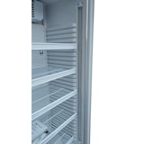 thumbnail of Frigo vetrina bibite verticale refrigerata 1 anta in vetro bianca +0/+10 °C 450 lt 65x65x179,5h cm