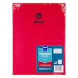 thumbnail of Portamenú con 4 fundas A4 Eclipse Granate Makro Professional