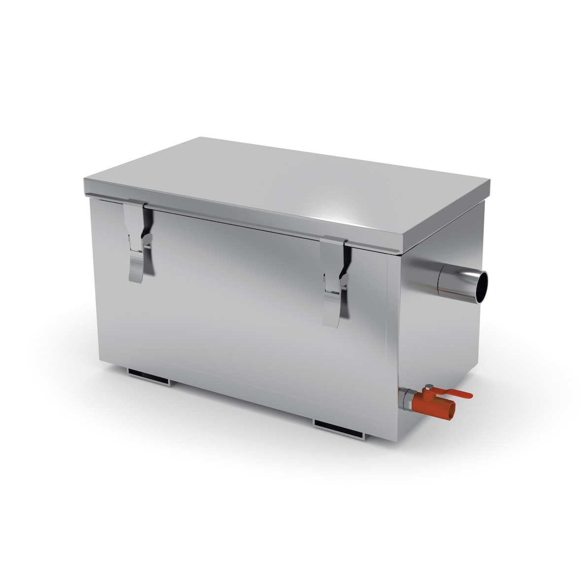 Fettabscheider 180 Liter; Schlammfang 45 Liter, Fettabscheideraum 135 Liter