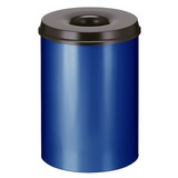 thumbnail of V-part Vlamdovende papierbak 30 ltr - blauw, zwart