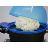 thumbnail of Spätzle-Set Garhaube Spätzlehobel Dampfgaren Mikrowellen Abdeckhaube Käseglocke