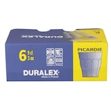 thumbnail of de 6 vasos Picardie 9 cl - Caja redonda de cristal transparente Duralex