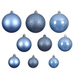 thumbnail of 30 Weihnachtskugeln Kunststoff 4-6cm klassisch & bruchsicher Christbaumkugeln Weihnachtsbaumkugeln Christbaumschmuck Weihnachtsbaumschmuck Himmelblau