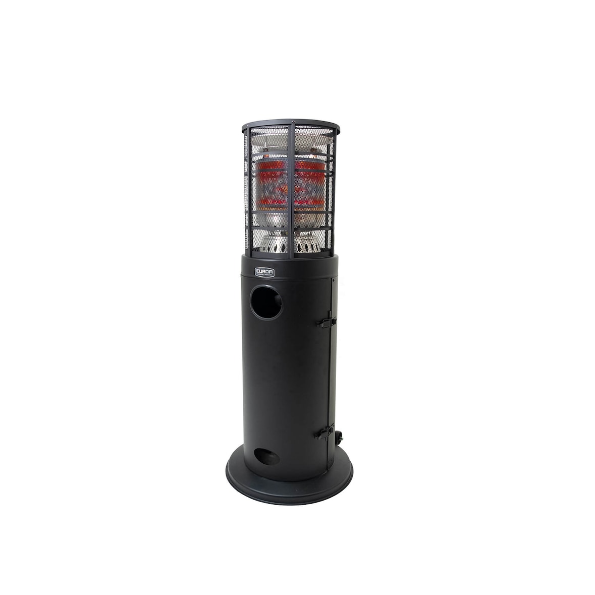 Eurom Terrasverwarmer gasheater Area Loungeheater metaal/RVS zwart