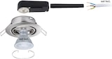 thumbnail of Paulmann Einbauleuchte Base Basisset schwenkbar  rund 90mm 20° GU10 max. 10W  230V dimmbar  Eisen gebürstet 93399