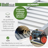 thumbnail of TRUTZHOLM 1 x Profi Schwerlastrampe 212cm Traglast 1900 kg Alu grau Auffahrrampe Verladerampen