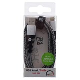 thumbnail of 2Go USB Datenkabel Lightning  für Apple 1 Meter Nylon grau