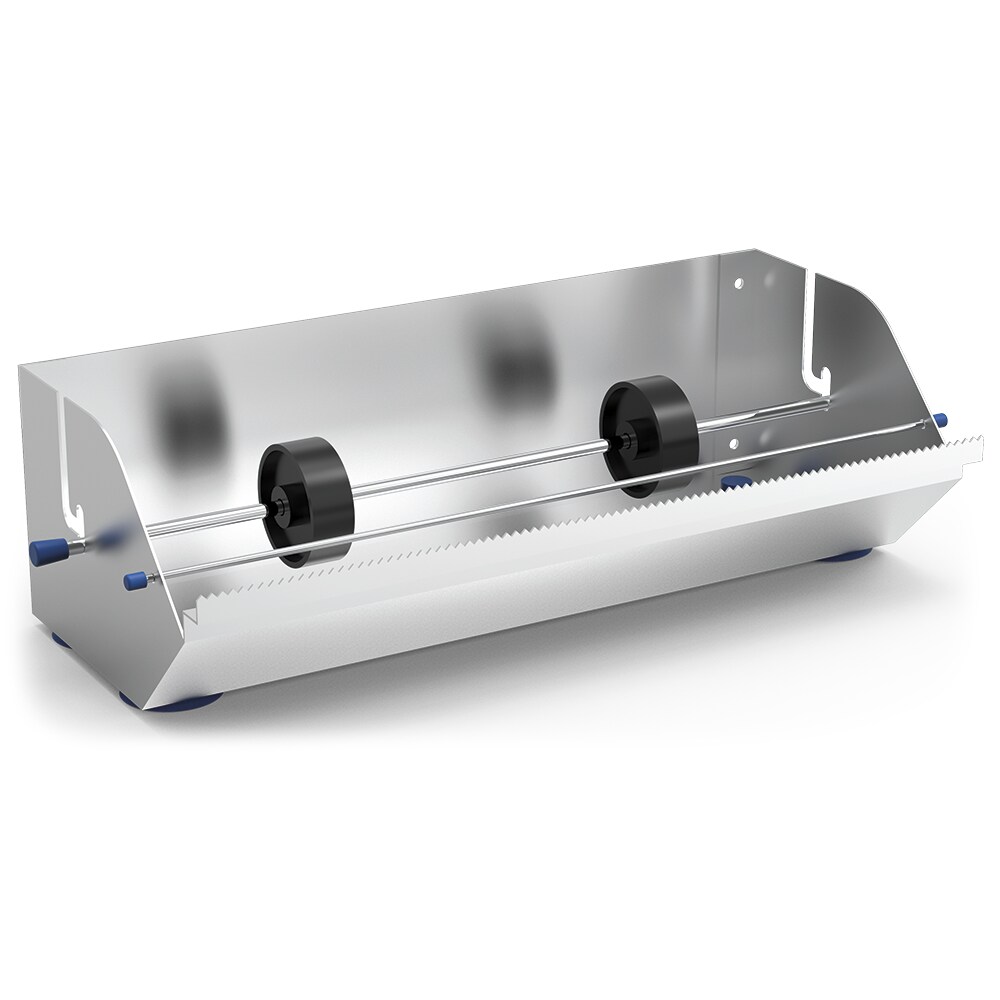 Dispensador Inox de Film Alimentario | 350 x 165 x 110 mm | Acero Inoxidable | Corte Preciso | Profesional