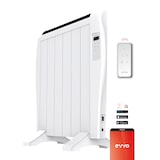 thumbnail of Emisor Térmico EVVO C6 Blanco, 900W, 6 elementos, Wifi, Control remoto, Temporizador