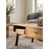 thumbnail of Couchtisch Garda, Rustikaler Landhausstil, Massivholz-Mango und Metall. 95x50x42 cm | Kadima Design