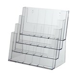 thumbnail of Porte-brochures multiple "Universum" – A4 – Paysage – polystyrène – transparent – VKF Renzel
