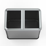 thumbnail of Kitchen Move Papelera de reciclaje 2x30L TALLIN inox open top Acero inoxidable Plata