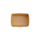 thumbnail of greenbox - Karton-Feinkost-Schalen 250 ml, 10,5 x 8 x 5 cm, braun, rechteckig, PE-beschichtet, 100 St.