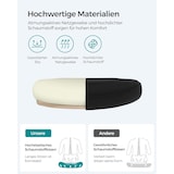 thumbnail of Bürostuhl mit Netzbespannung, klappbare Armlehnen, große Sitzfläche, gepolsterte Lendenstütze, Wippfunktion, bis 120 kg belastbar, schwarz