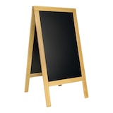 thumbnail of Securit® Deluxe Stoepbord - Beuken - Hout met gelakte rubberhout afwerking - 70x135cm