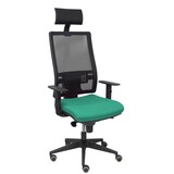 thumbnail of Horna Silla  y  Respaldo alto de malla transpirable con cabecero y asiento tapizado en tejido BALI color verde (CON CABECERO INCLUIDO)