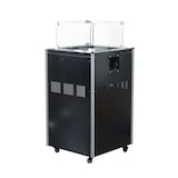 thumbnail of Heizstrahler FUEGO Gasheizstrahler Terrasse Terrassenfeuer Feuerstelle Heizpilz 8kW mit Rollen in schwarz