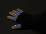 thumbnail of LED-Handschuhe, schwarz/weiß
