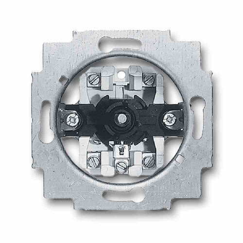 Jalousietaster-Einsatz, Unterputz, matt, IP20, Drehknopf, 1p