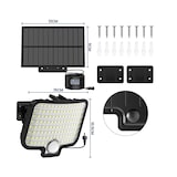 thumbnail of Lumisky 2 helle 550-LM-Solar-Flutlichtstrahler mit Sensor Plastik Schwarz