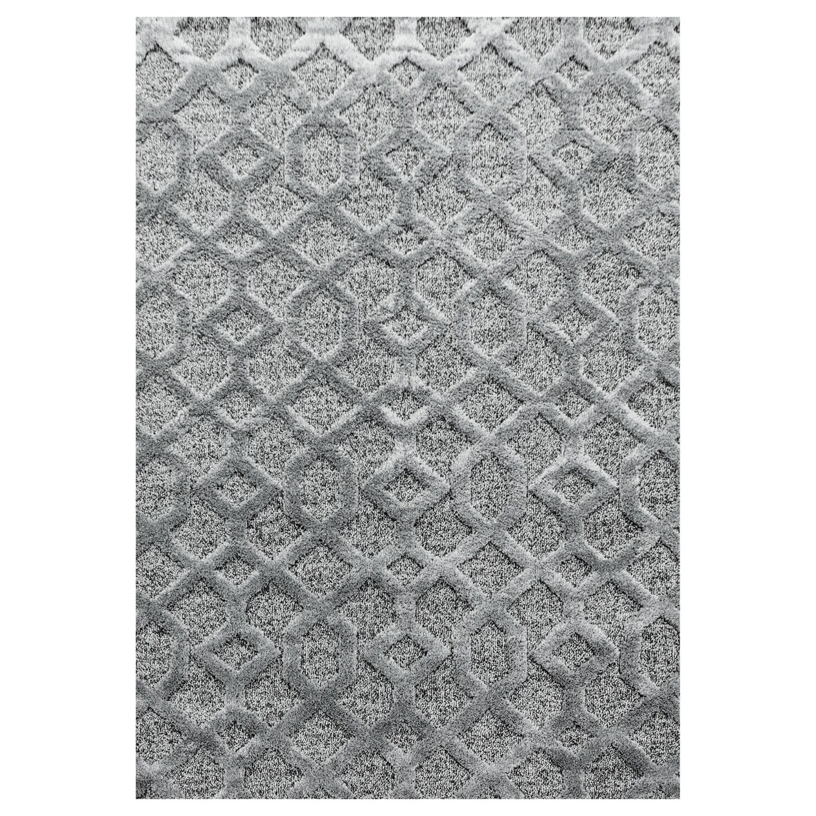 Carpetsale24 Teppich Läufer 80x150 cm Grau, Hochflor Wohnzimmer Teppich, Weich & Flauschig, Skandinavisch Boho Stil, Langflor Shaggy, Skandi Design
